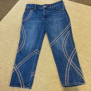 Embroidered Chico’s Jeans Size 6